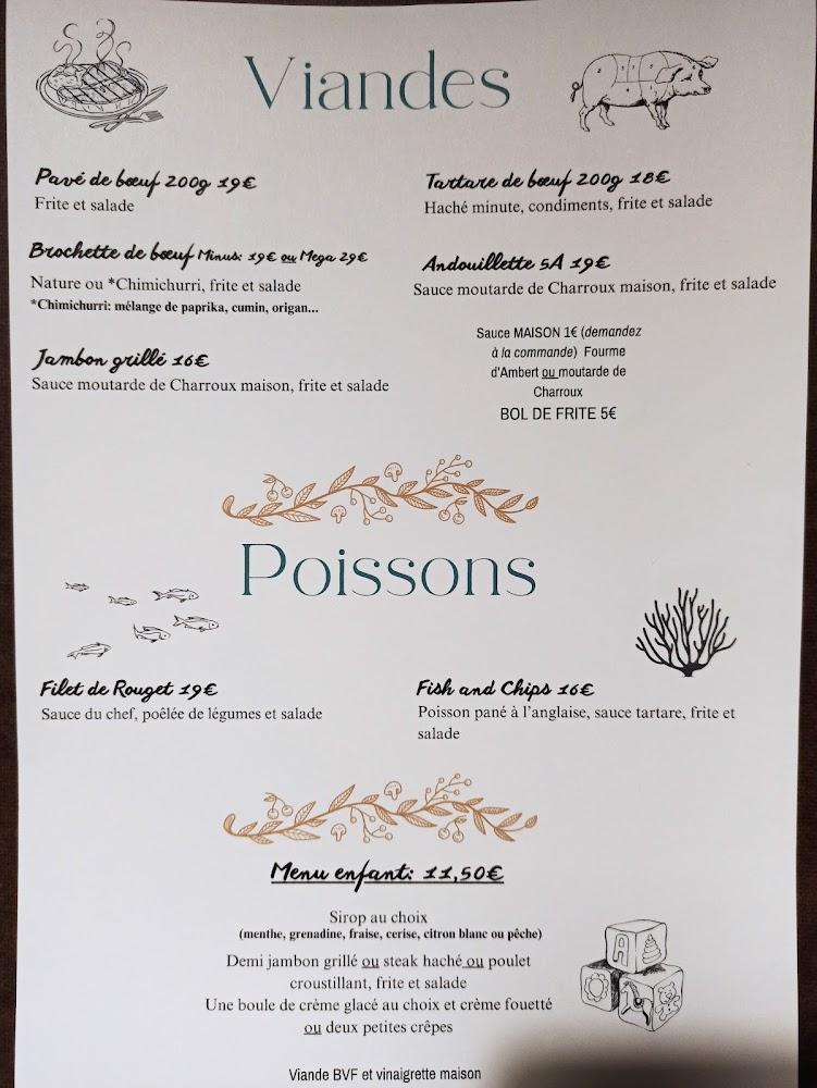 Restaurant l'ATELIER - Menu Image 3